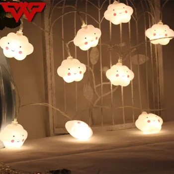 WOOTOP Smiling cloud LED string lighting Indoor Decoration lamp HolIday room decoration Battery Powered 20 LEDs String light
WOOTOP Smiling cloud LED string lighting Indoor Decoration lamp HolIday room decoration Battery Powered 20 LEDs String light