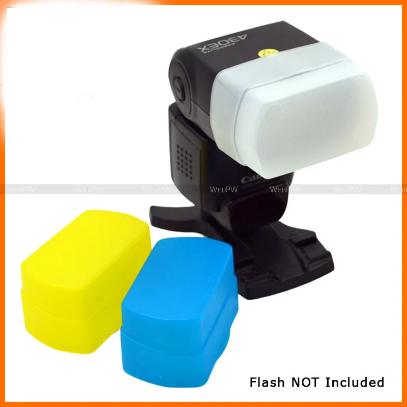 3 color white+yellow+blue Flash Diffuser BOUNCE DOME Soft Box For speedlite For canon 430EX 430 EX II
3 color white+yellow+blue Flash Diffuser BOUNCE DOME Soft Box For speedlite For canon 430EX 430 EX II