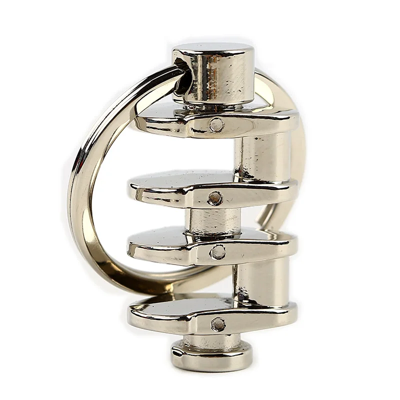 Fashion Alloy Metal 3D Rotatable Crankshaft Shaped Keychain Keyring Pendent Car Auto Parts Key Chain Ring Gift
Fashion Alloy Metal 3D Rotatable Crankshaft Shaped Keychain Keyring Pendent Car Auto Parts Key Chain Ring Gift