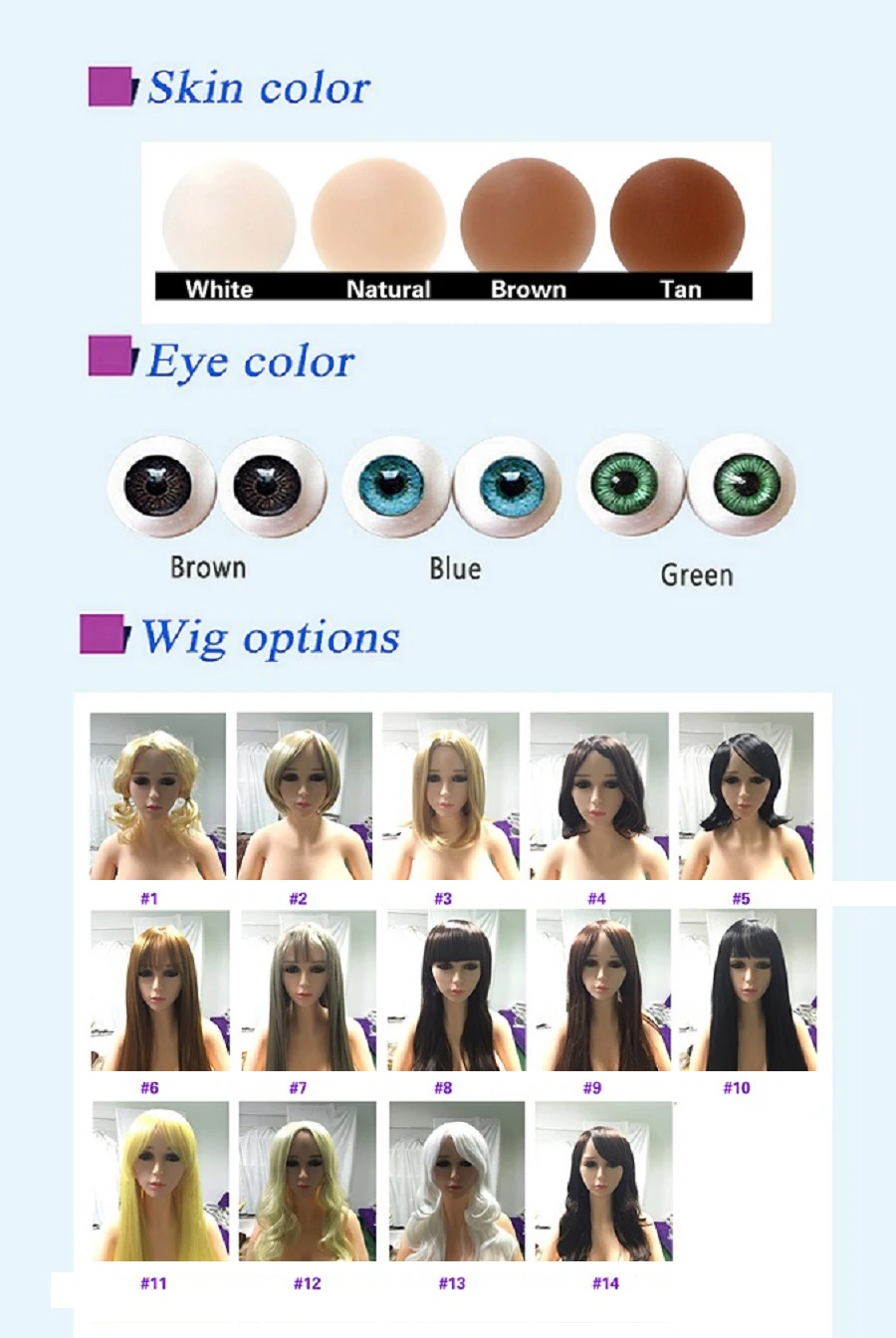 Lifelike full size solid silicone sex doll 3 holes adult love doll for men rubber vagina real doll 9