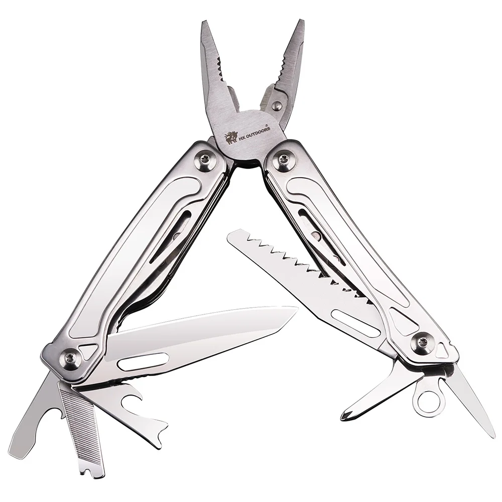 

HX OUTDOORS GQ - 06A Multifunctional Lightweight Folding Pliers Outdoor Tools Aluminum Alloy Pliers For Outdoor Camping Hiking