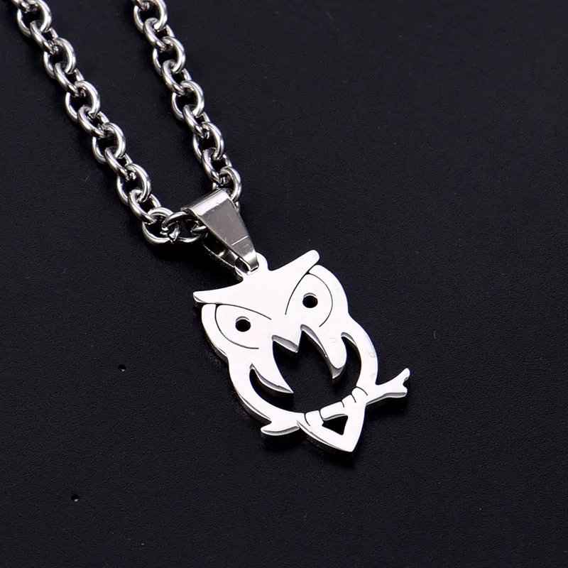 Delicate Owl Flower Stainless Steel Choker Gifts 2019 Elegant Round Necklace Sliver Chain Women Man New Fashion Pendant Jewelry
Delicate Owl Flower Stainless Steel Choker Gifts 2019 Elegant Round Necklace Sliver Chain Women Man New Fashion Pendant Jewelry