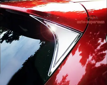 S.steel Rear Spoiler Side Window Chrome Cover FOR Mazda3 hatchback 2014 2015 2016
S.steel Rear Spoiler Side Window Chrome Cover FOR Mazda3 hatchback 2014 2015 2016