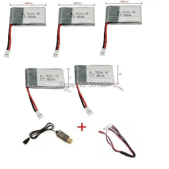 X5C X5 X5SC X5SW Explorers Quadcopter Battery Sets 3.7V 600mAh Lipo Battery + USB Charger
X5C X5 X5SC X5SW Explorers Quadcopter Battery Sets 3.7V 600mAh Lipo Battery + USB Charger