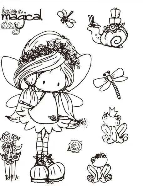 Cartoon Girl Transparent Clear Silicone Stamp/Seal for DIY scrapbooking/photo album Decorative clear stamp sheets A1804
Cartoon Girl Transparent Clear Silicone Stamp/Seal for DIY scrapbooking/photo album Decorative clear stamp sheets A1804