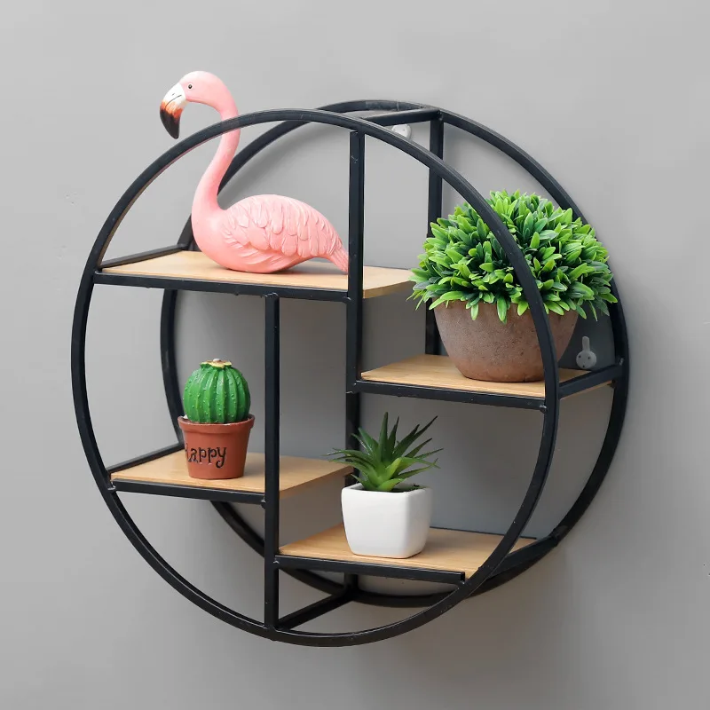 Retro Chinese Style Living Room Wall Hanging Rack Iron + Solid Wood Partition Round Decorative Shelf Storage Rack Wall Hanging
Retro Chinese Style Living Room Wall Hanging Rack Iron + Solid Wood Partition Round Decorative Shelf Storage Rack Wall Hanging