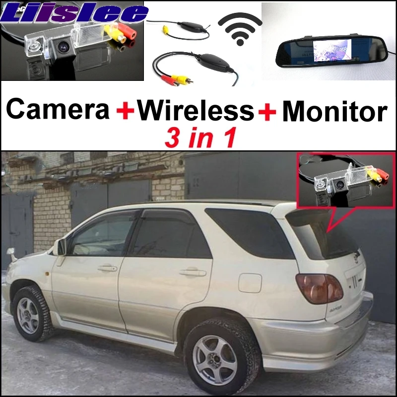 Liislee Special Rear View Camera + Wireless Receiver + Mirror Monitor Easy Backup Parking System For TOYOTA Harrier 1998~2003
Liislee Special Rear View Camera + Wireless Receiver + Mirror Monitor Easy Backup Parking System For TOYOTA Harrier 1998~2003