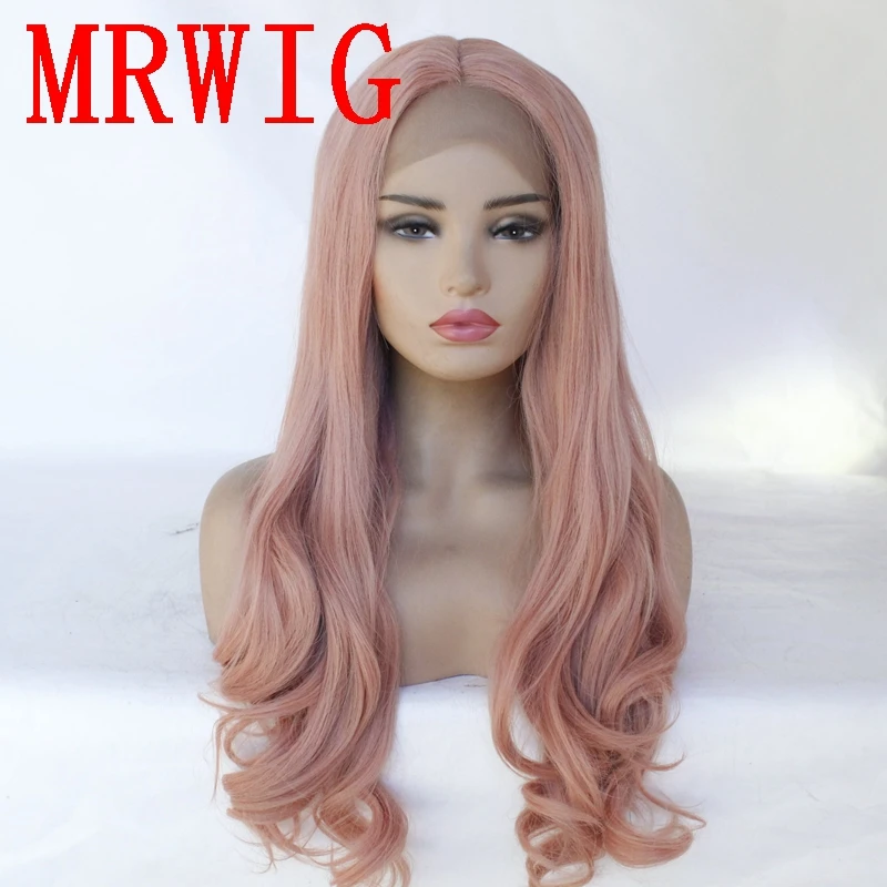 MRWIG Long Wavy 26in 320g Dark Pink Middle Part Synthetic Lace Front Wig Heat Resistant for Woman
MRWIG Long Wavy 26in 320g Dark Pink Middle Part Synthetic Lace Front Wig Heat Resistant for Woman