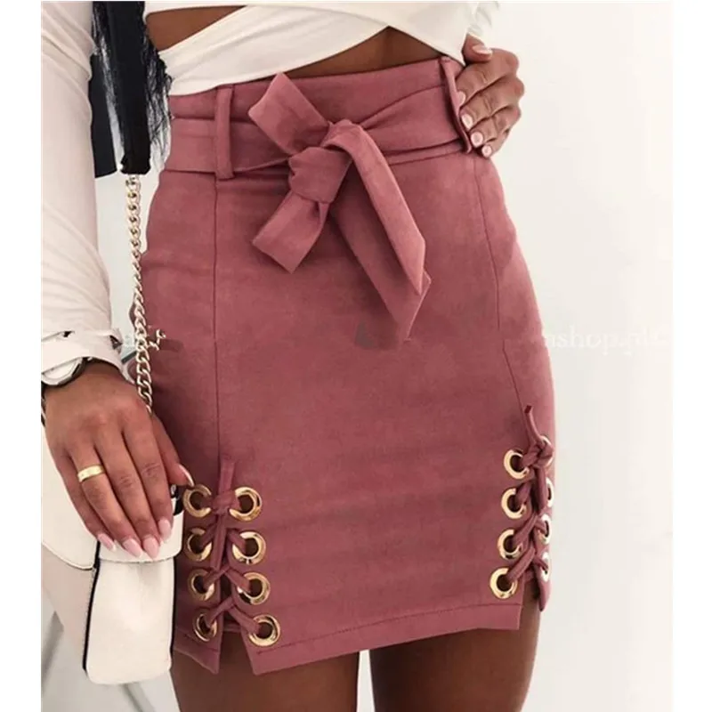 Sexy bandages skirts high waist bow belt mini skirts holes sexy bodycon women pencil skirts
Sexy bandages skirts high waist bow belt mini skirts holes sexy bodycon women pencil skirts