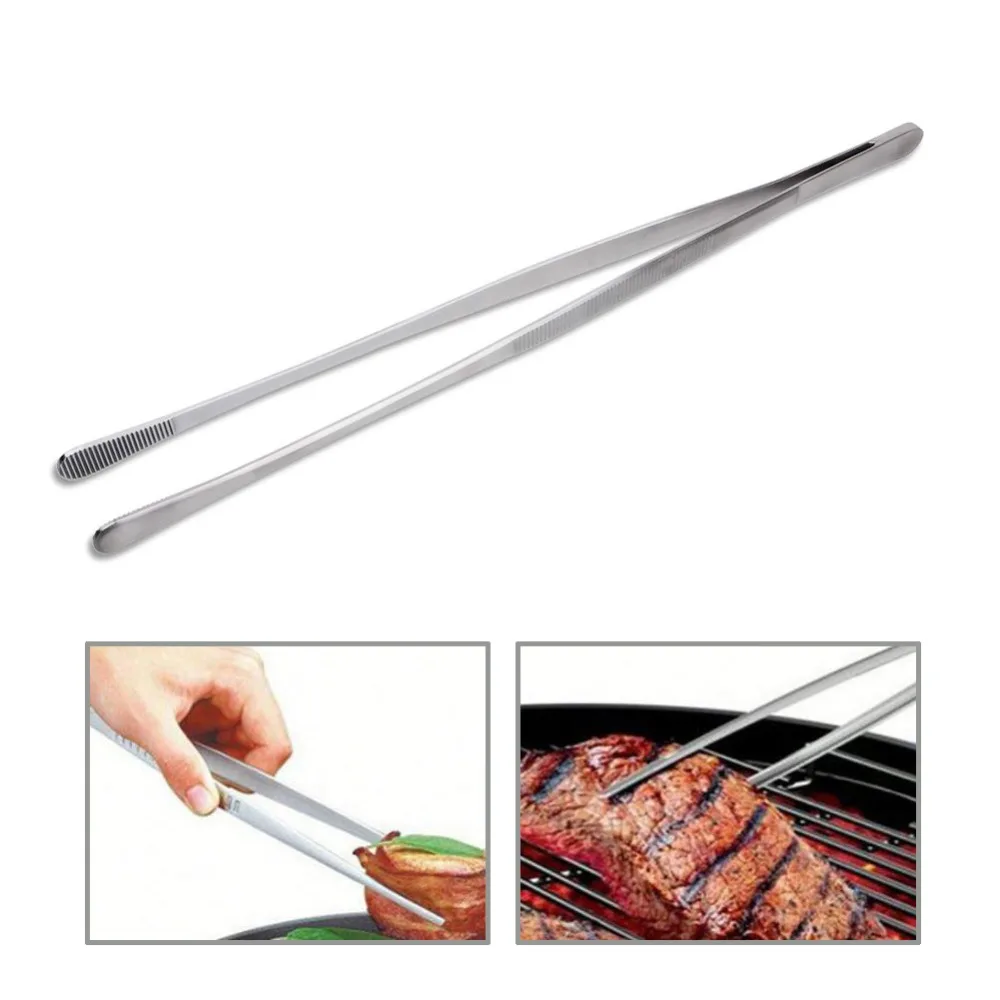 Basedidea 12inch Tongs Stainless Steel Extra-Long Tweezers Food Clip BBQ Meat Beef Tong with Precision Serrated Tips
Basedidea 12inch Tongs Stainless Steel Extra-Long Tweezers Food Clip BBQ Meat Beef Tong with Precision Serrated Tips