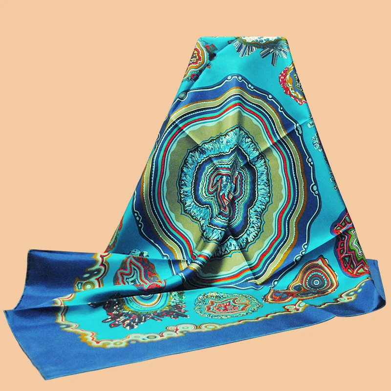 HuaJun 2 Store|| Rich color matching "Pierres et Cristaux wash" 90 silk square scarf Twill inkjet scarf Hand-rolled
HuaJun 2 Store|| Rich color matching "Pierres et Cristaux wash" 90 silk square scarf Twill inkjet scarf Hand-rolled