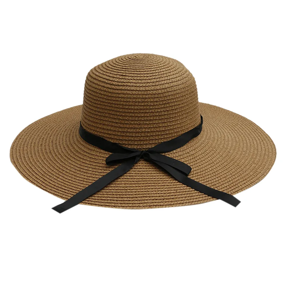 Solid Color Wide Brim Hat Women Bowknot Hat Girl Foldable Summer Large Brimmed Hat Straw Braid Sunhat Cap Beanie @25
Solid Color Wide Brim Hat Women Bowknot Hat Girl Foldable Summer Large Brimmed Hat Straw Braid Sunhat Cap Beanie @25