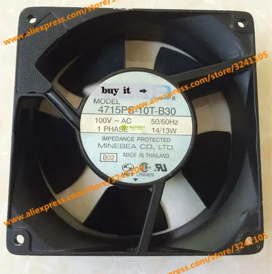 Бесплатная доставка Новый 4715PS-10T-B30 100VAC 120*120*38 50/60 Гц En алюминиевый cadre AC ventileur De