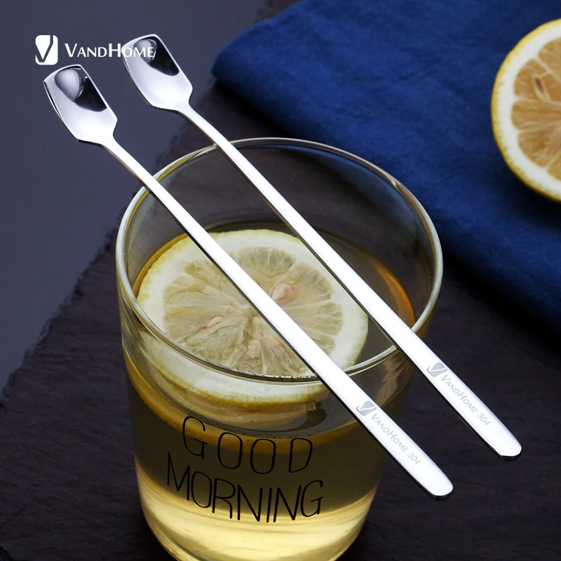 VamdHome 2 Pcs/Set Coffee Spoon With Long Handle 304 Stainless Steel Dessert Tea Spoon Set Kitchen Accessories Tea Coffee Scoop
VamdHome 2 Pcs/Set Coffee Spoon With Long Handle 304 Stainless Steel Dessert Tea Spoon Set Kitchen Accessories Tea Coffee Scoop