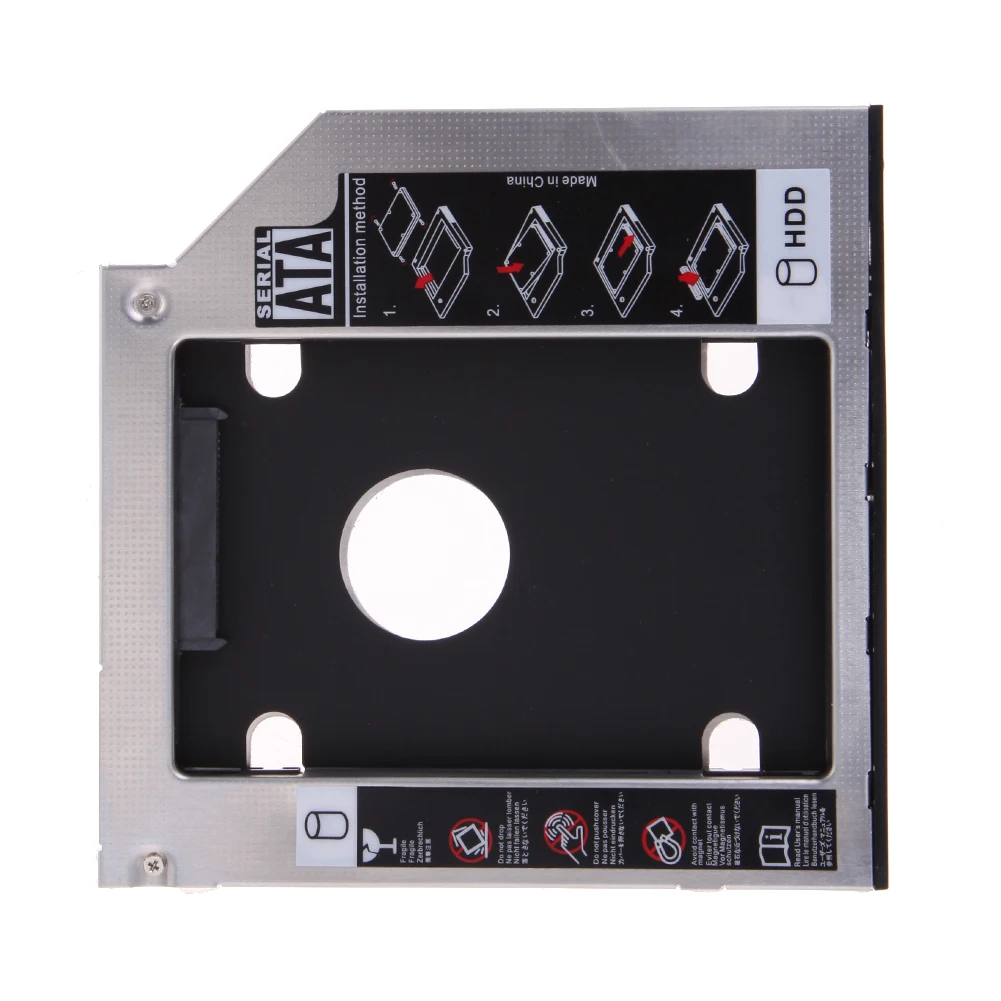 SATA 2nd HDD SSD Hard Drive Optical Bay Caddy for 2.5'' 12.7mm Universal CD/DVD-ROM Optical Bay for Desktop
SATA 2nd HDD SSD Hard Drive Optical Bay Caddy for 2.5'' 12.7mm Universal CD/DVD-ROM Optical Bay for Desktop