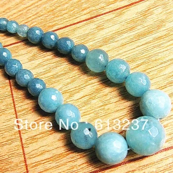 New Fashion Faceted Dyed Blue Round Beads 6-14mm Natural Stone chalcedony Strand Beaded Necklace For Women Jewelry 18'' GE1001
New Fashion Faceted Dyed Blue Round Beads 6-14mm Natural Stone chalcedony Strand Beaded Necklace For Women Jewelry 18'' GE1001