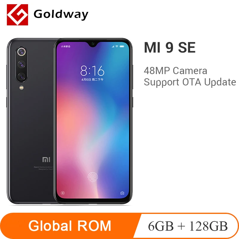 Global ROM Xiaomi Mi 9 SE 6GB RAM 128GB ROM Mobile Phone Mi9 SE Snapdragon 712 Octa Core 5.97" AMOLED Screen 48MP Triple Camera
Global ROM Xiaomi Mi 9 SE 6GB RAM 128GB ROM Mobile Phone Mi9 SE Snapdragon 712 Octa Core 5.97" AMOLED Screen 48MP Triple Camera