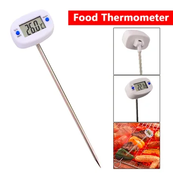 LCD Display Digital Probe Cooking Thermometer Food Temperature Sensor For Food BBQ Chocolate Cooking Probe Thermometer Kitchen
LCD Display Digital Probe Cooking Thermometer Food Temperature Sensor For Food BBQ Chocolate Cooking Probe Thermometer Kitchen