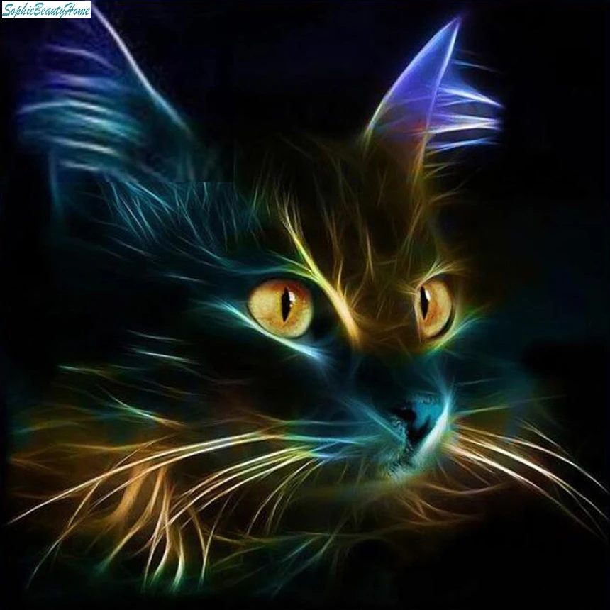 Sophie Beauty Home 5D Colored Cat Head Diamonds Embroidery Needle DIY Painting Cross stitch Diamond Full oil painting Decoration
Sophie Beauty Home 5D Colored Cat Head Diamonds Embroidery Needle DIY Painting Cross stitch Diamond Full oil painting Decoration
