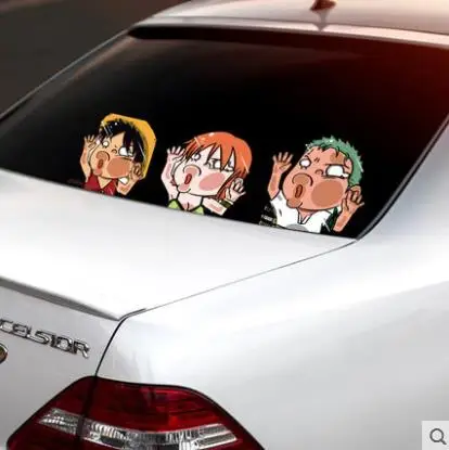 One Piece personality funny creative window squeezing face cartoon car sticker car personality modification supplies-464
One Piece personality funny creative window squeezing face cartoon car sticker car personality modification supplies-464