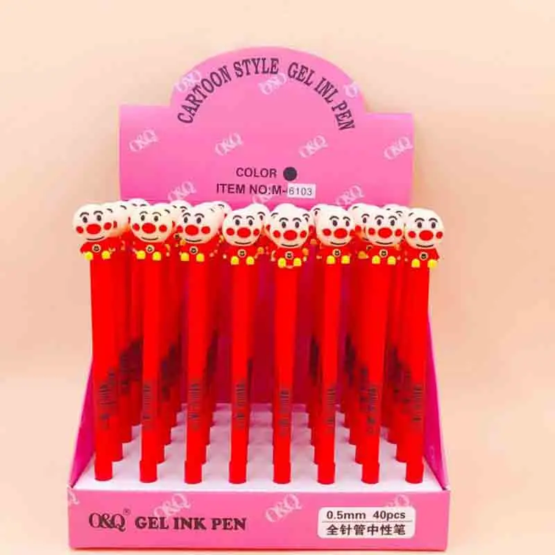 4 Pcs Kawaii 0.5mm Black Ink Creative Japanese Cartoon Anpanman Gel Pen/student Prize Student Gift Sign Pen
4 Pcs Kawaii 0.5mm Black Ink Creative Japanese Cartoon Anpanman Gel Pen/student Prize Student Gift Sign Pen