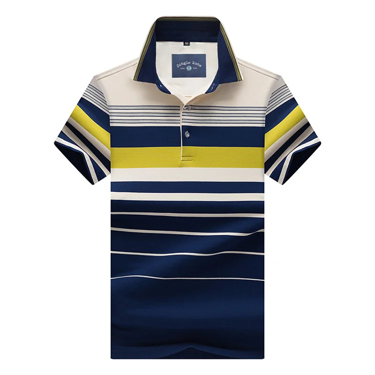 2019 High Quality Tops&Tees Men's Knitted Striped Polo Shirts fashion Style Summer brand short sleeve polo shirt men 8206
2019 High Quality Tops&Tees Men's Knitted Striped Polo Shirts fashion Style Summer brand short sleeve polo shirt men 8206