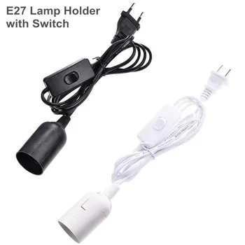 1.8m Power Cord Cable E27 Lamp Holder with Switch wire EU US PLUG for Pendant LED Bulb E27 Hanglamp Suspension Socket Bases
1.8m Power Cord Cable E27 Lamp Holder with Switch wire EU US PLUG for Pendant LED Bulb E27 Hanglamp Suspension Socket Bases