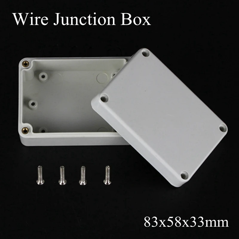 83x58x33mm ABS Waterproof Junction Boxes Connection Outdoor Indoor Distribution Monitoring Box Electric Enclosure Case IP65
83x58x33mm ABS Waterproof Junction Boxes Connection Outdoor Indoor Distribution Monitoring Box Electric Enclosure Case IP65