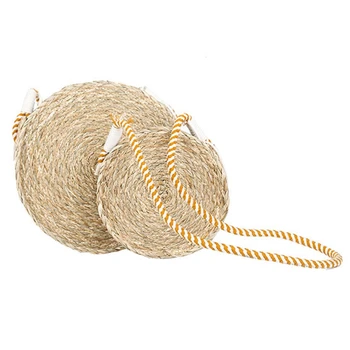 Woven Straw Round Tote Retro Ladies Shoulder Bag Bohemian Summer Beach Messenger Bag
Woven Straw Round Tote Retro Ladies Shoulder Bag Bohemian Summer Beach Messenger Bag