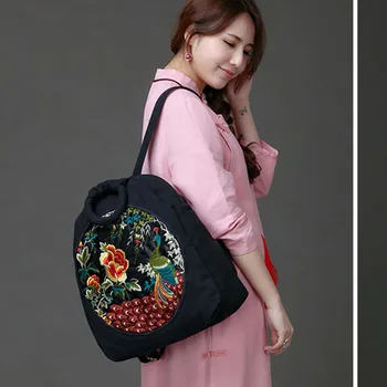 New Vintage Embroidery Ethnic Backpack Women Handmade Flower Embroidered Travel Bags Schoolbag Female Backpacks Rucksack Mochila
New Vintage Embroidery Ethnic Backpack Women Handmade Flower Embroidered Travel Bags Schoolbag Female Backpacks Rucksack Mochila
