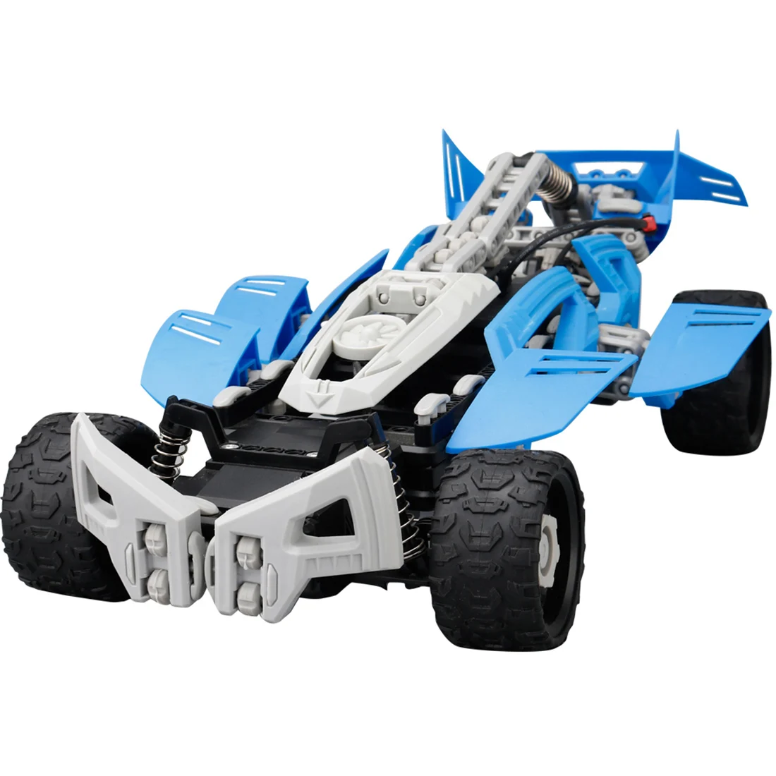 DIY Building Block High Speed RC Car Off-road Vehicle Deformation Vehicle Educational Toy - Mask Type Blue
DIY Building Block High Speed RC Car Off-road Vehicle Deformation Vehicle Educational Toy - Mask Type Blue