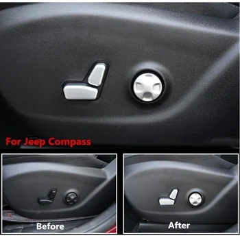 ABS Matte Interior Chair Seat Button Adjustment Cover Switch Cover Trim 3Pcs For Jeep Compass 2017 2018
ABS Matte Interior Chair Seat Button Adjustment Cover Switch Cover Trim 3Pcs For Jeep Compass 2017 2018