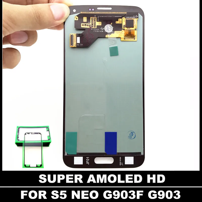 For Samsung Galaxy S5 Neo G903 G903F Phone LCD Display AMOLED LCDs Touch Digitizer Screen Assembly Replacement Sticker and Glass
For Samsung Galaxy S5 Neo G903 G903F Phone LCD Display AMOLED LCDs Touch Digitizer Screen Assembly Replacement Sticker and Glass