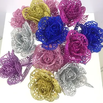 Artificial rose gold flower simulation artificial flower squid bouquet flower home wedding party decoration DIY holiday gift
Artificial rose gold flower simulation artificial flower squid bouquet flower home wedding party decoration DIY holiday gift