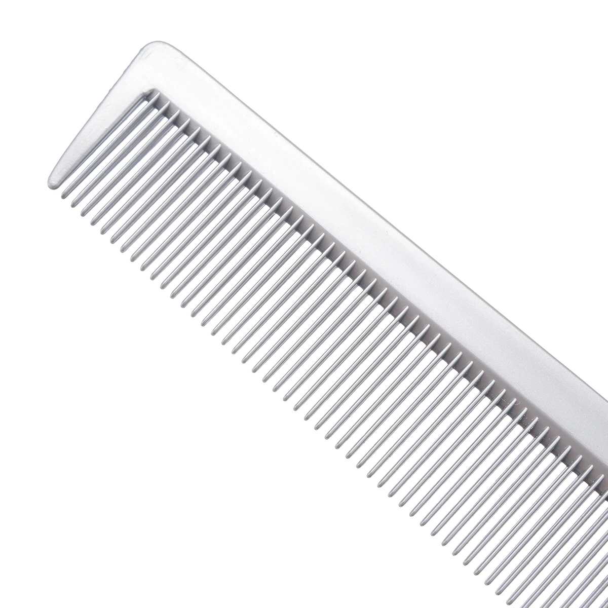 Mayitr Silver New Professional Barber Hair Cutting Razor Comb DIY Cutting Thinning Razor Comb For Salon Tool with Blade