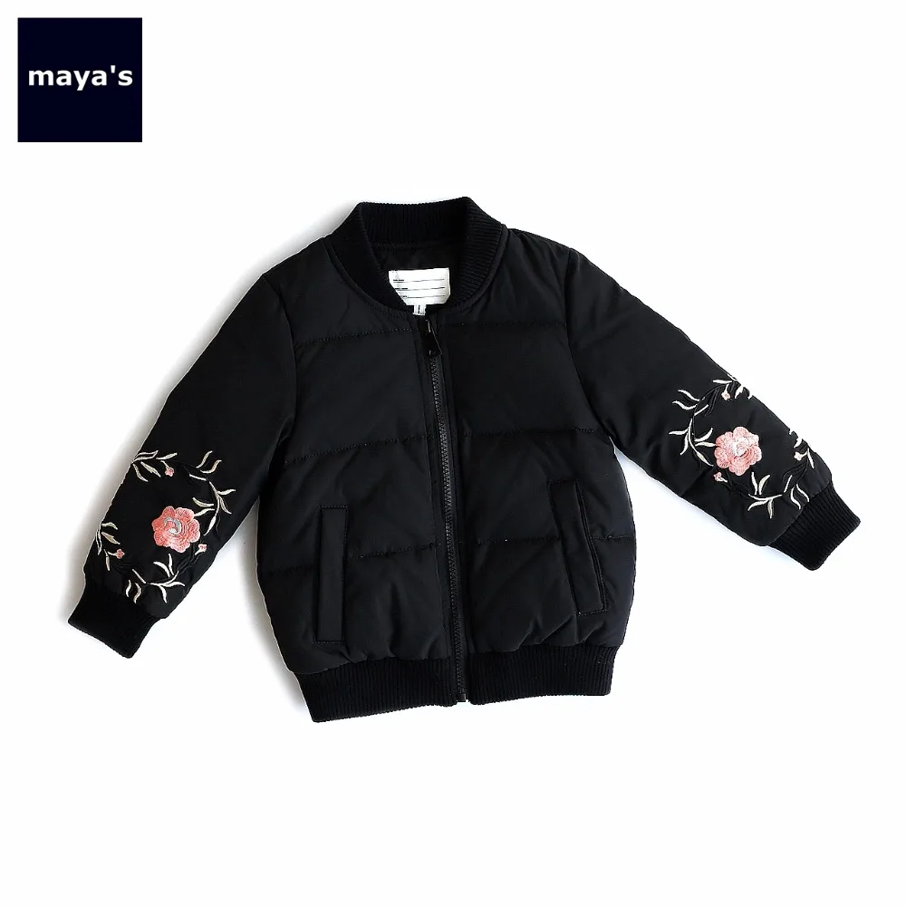 Mayas Floral Embroidery Full Sleeves Kids Down Jacket Children Basic Winter Jacket 90% Duck Basic Outerwear Toddler Coat 75208
Mayas Floral Embroidery Full Sleeves Kids Down Jacket Children Basic Winter Jacket 90% Duck Basic Outerwear Toddler Coat 75208