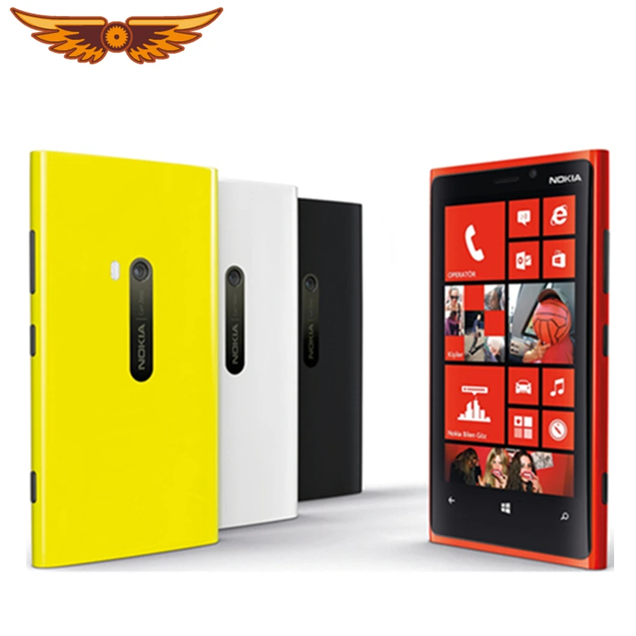 Оригинальный сотовый телефон Nokia Lumia 920 4 5 дюйма 32 Гб ПЗУ 1 ГБ ОЗУ емкостный экран