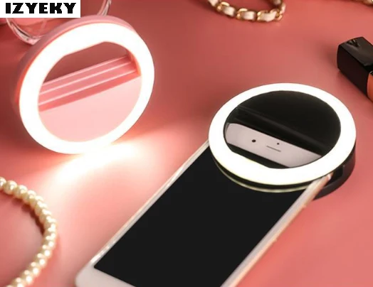 IZYEKY 20pcs/lot DHL Rechargeable Selfie Ring Light Portable LED Light for iPhone 6 6s 7 plus samsung xiaomi redmi 4 pro
IZYEKY 20pcs/lot DHL Rechargeable Selfie Ring Light Portable LED Light for iPhone 6 6s 7 plus samsung xiaomi redmi 4 pro
