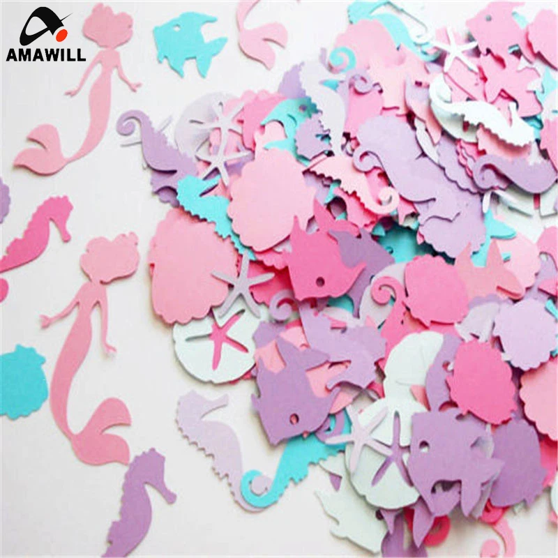 Amawill 100pcs Mermaid Confetti Mermaid Party Decorations Under the Sea Table Confetti Girls Birthday Party Supplies 8D
Amawill 100pcs Mermaid Confetti Mermaid Party Decorations Under the Sea Table Confetti Girls Birthday Party Supplies 8D