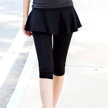 Women Running Compression Tights Hips Fake Two Pieces Fitness Calf-length Girls Black Pants Female Quick Dry Elastic Trousers
Women Running Compression Tights Hips Fake Two Pieces Fitness Calf-length Girls Black Pants Female Quick Dry Elastic Trousers