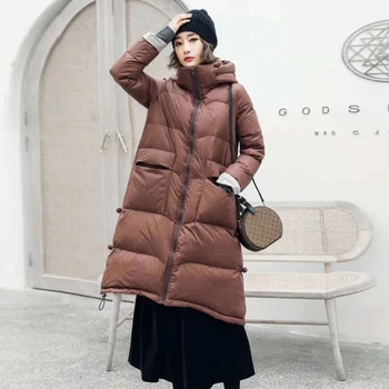 Fashion Women Down Jacket High Quality White Duck Down Coat Hooded New Female Parkas Solid Color Thick Warm Parka Outwear
Fashion Women Down Jacket High Quality White Duck Down Coat Hooded New Female Parkas Solid Color Thick Warm Parka Outwear