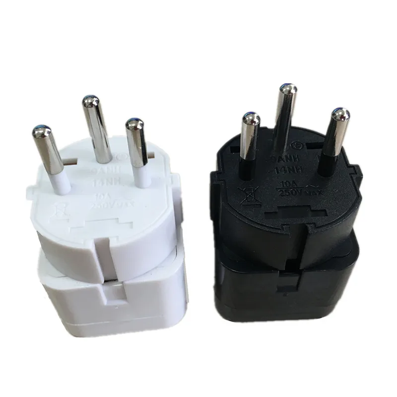 

Universal Black Copper 10A 250V EU US UK AU japan swiss germany france to Israel Egypt Pakistan adapter plug Type H