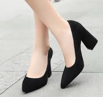 Female Zapatos Mujer Chunky High Heels Nice Spring Zapatos Mujer Ladies Pumps Women Wedding Shoes Woman Bride Party C161622
Female Zapatos Mujer Chunky High Heels Nice Spring Zapatos Mujer Ladies Pumps Women Wedding Shoes Woman Bride Party C161622