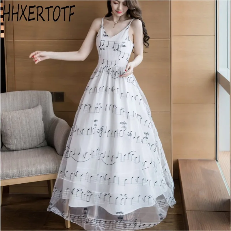 2019 summer Women Summer Dresses Musical Symbol Print Sexy Backless Spaghetti Strap V Neck Big Swing Party elegant Dress
2019 summer Women Summer Dresses Musical Symbol Print Sexy Backless Spaghetti Strap V Neck Big Swing Party elegant Dress