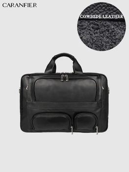 CARANFIER Mens Briefcases Genuine Cowhide Leather Handbags Businessman Document Crossbody Bags 17 Inches Totes Computer Bags
CARANFIER Mens Briefcases Genuine Cowhide Leather Handbags Businessman Document Crossbody Bags 17 Inches Totes Computer Bags