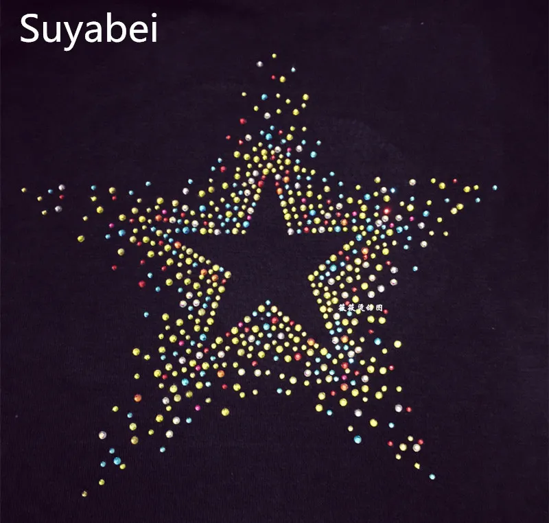 2pcs/lot Colorful Star stone hot fix rhinestone patches iron on crystal transfers design hot fix applique
2pcs/lot Colorful Star stone hot fix rhinestone patches iron on crystal transfers design hot fix applique