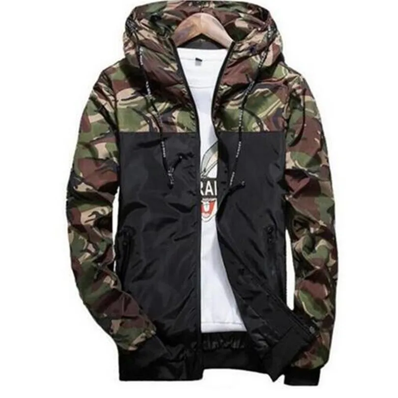 2018 Spring Autumn Mens Casual Camouflage Hoodie Jacket Men Waterproof Clothes Men's Windbreaker Coat Male Outwear 6XL
2018 Spring Autumn Mens Casual Camouflage Hoodie Jacket Men Waterproof Clothes Men's Windbreaker Coat Male Outwear 6XL
