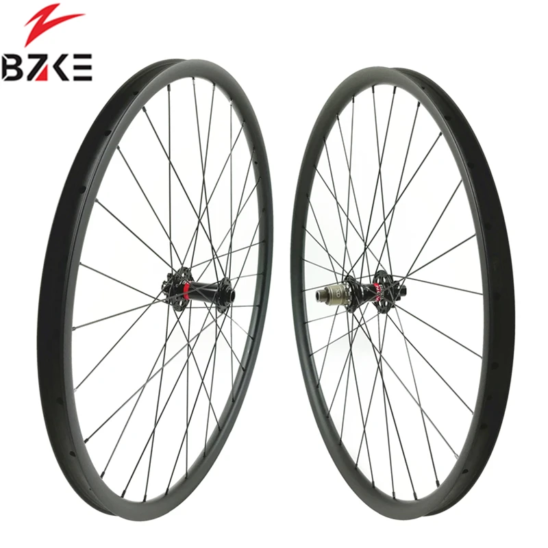 BZKE bicycle wheels MTB 29 carbon mountain bike wheels boost 29inch 35mm width 25mm deep mtb wheels novatec 791 792 boost hub
BZKE bicycle wheels MTB 29 carbon mountain bike wheels boost 29inch 35mm width 25mm deep mtb wheels novatec 791 792 boost hub