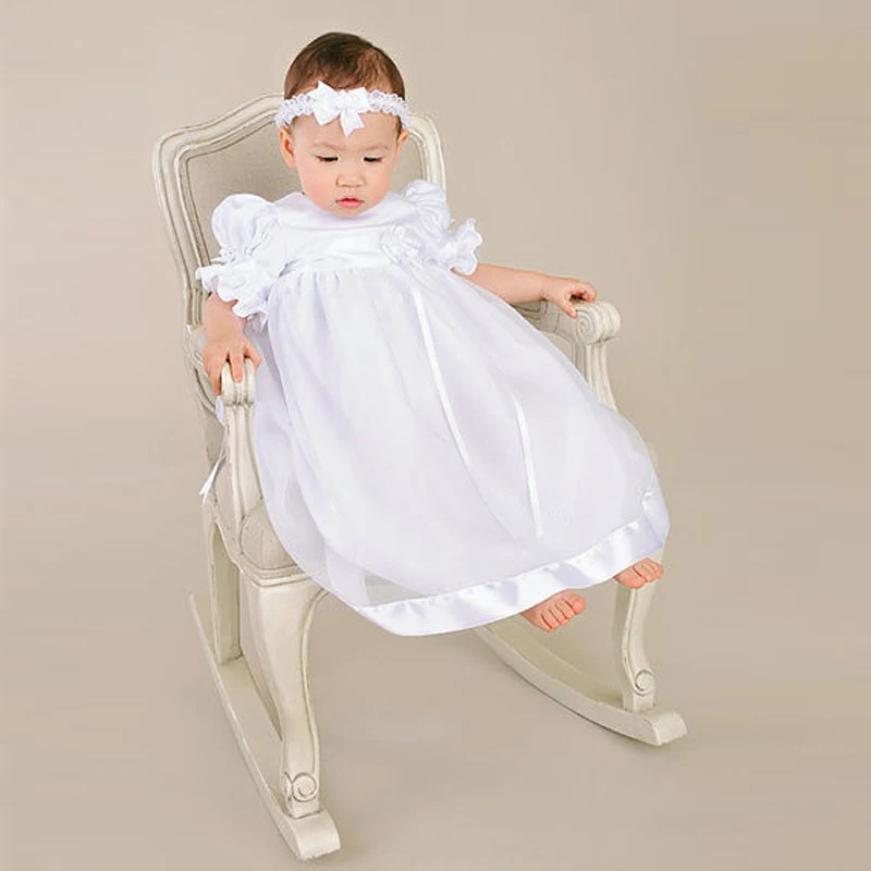 With Headband Summer Baby Girl Christening Dresses Ankle Length A-Line Short Sleeves O-Neck Baby Girl Birthday Baptism Dresses
With Headband Summer Baby Girl Christening Dresses Ankle Length A-Line Short Sleeves O-Neck Baby Girl Birthday Baptism Dresses