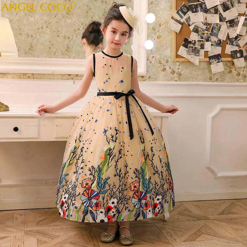 Kids Bridesmaid Lace Girls Dress For Wedding and Party Dresses Evening Christmas Girl long Costume Princess Children Fancy 6 14Y
Kids Bridesmaid Lace Girls Dress For Wedding and Party Dresses Evening Christmas Girl long Costume Princess Children Fancy 6 14Y